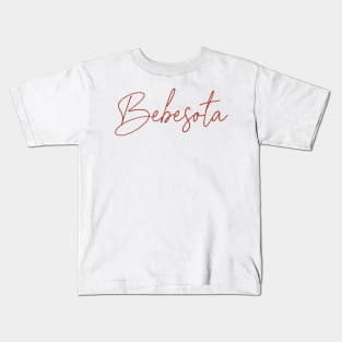 Bebesota Fun Red design Kids T-Shirt